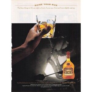 2005 Appleton Estate Jamaican rum print ad saxophone pinup bar wall decor booze